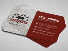 big Kyle bbq business cards