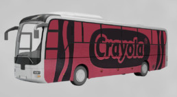 crayola brand experience bus