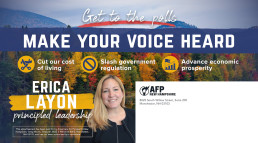 political mailer design Americans for Prosperity